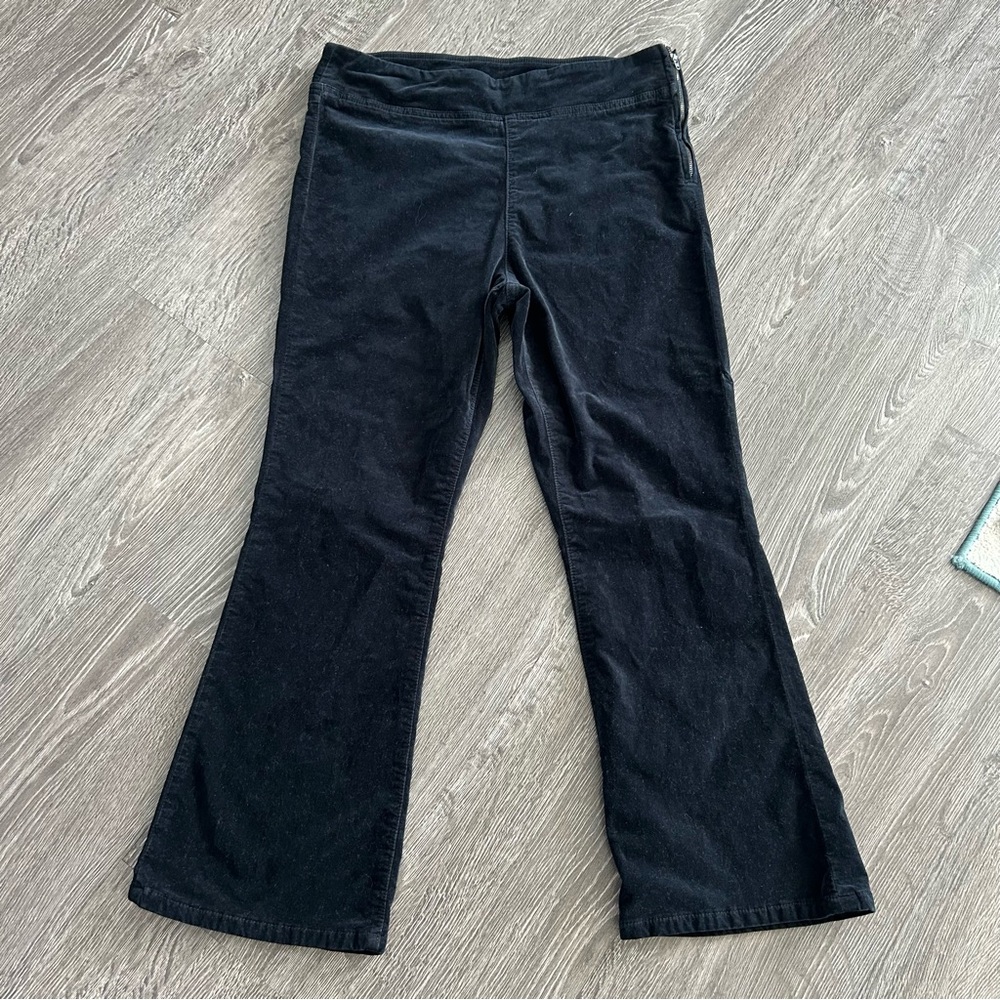 Free People Black Ankle Cropped Pants